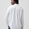 Camisas clásicas de popelín de algodón orgánico