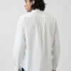 Camisas clásicas de popelín de algodón orgánico