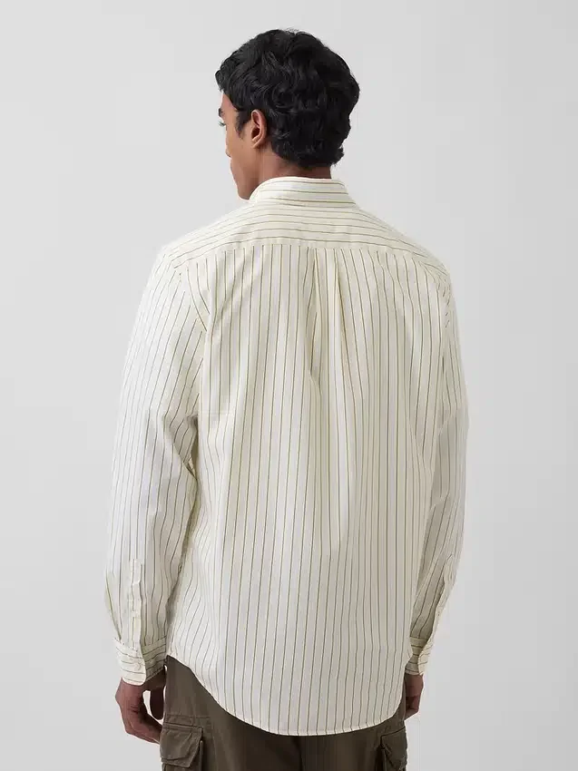 Camisas clásicas de popelín de algodón orgánico