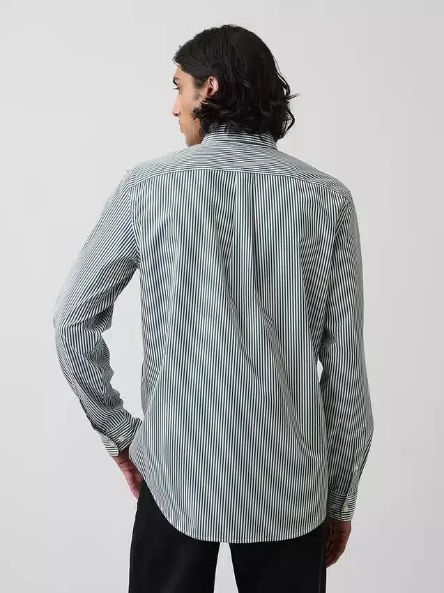 Camisas clásicas de popelín de algodón orgánico