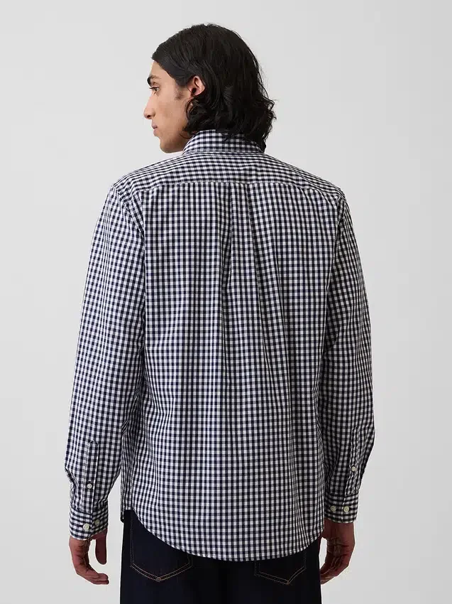 Camisas clásicas de popelín de algodón orgánico