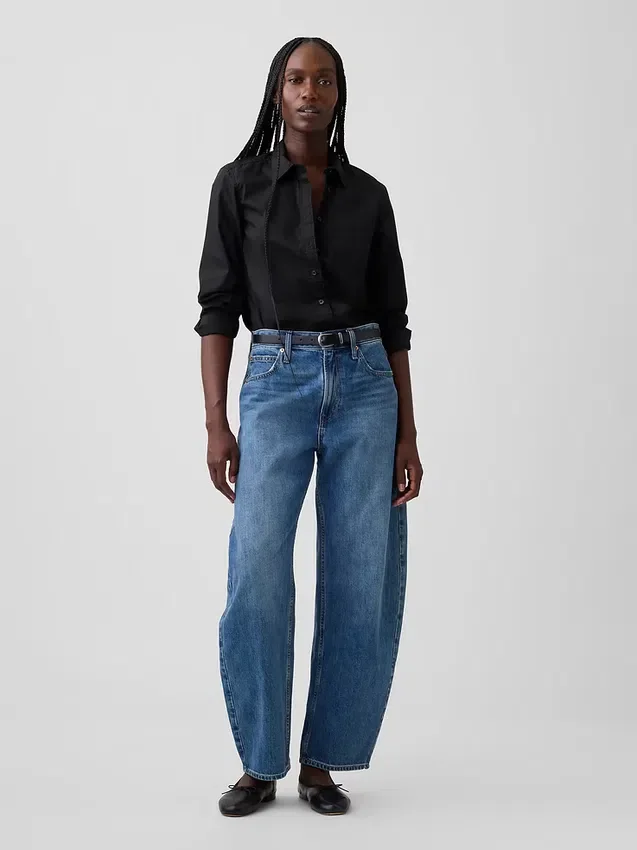 Camisas clásicas de popelín de algodón orgánico