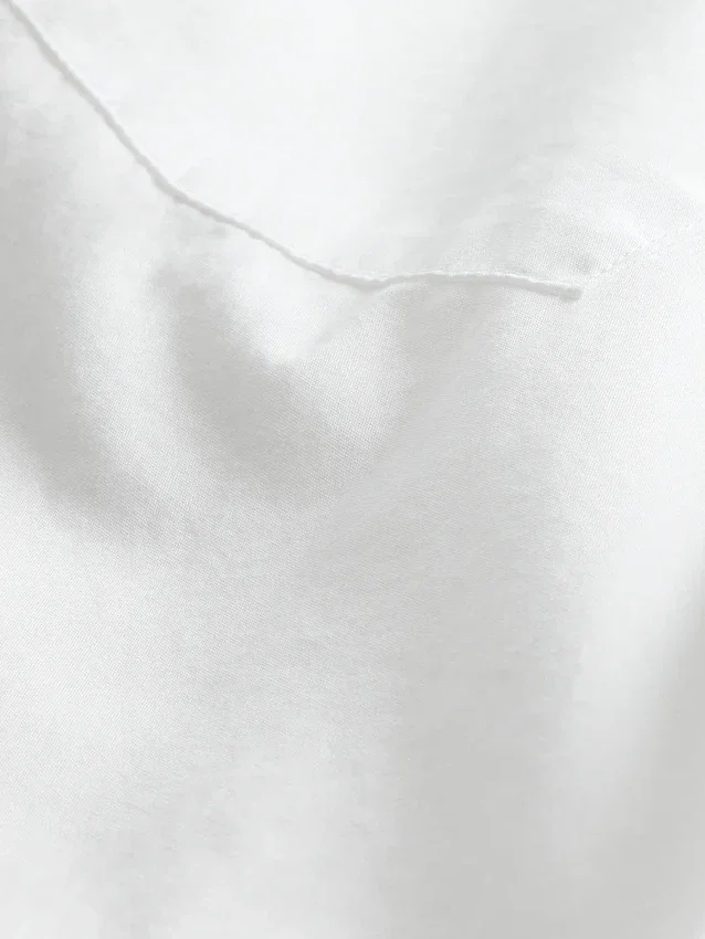 Camisas clásicas de popelín de algodón orgánico