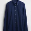 Camisas clásicas de popelín de algodón orgánico
