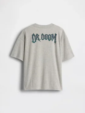 Camisas con diseño Marvel para niños, corte holgado