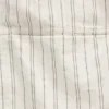 Camisas de corte holgado con dobladillo curvo y rayas de seersucker