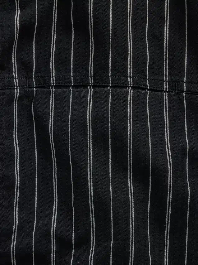 Camisas de corte holgado con dobladillo curvo y rayas de seersucker