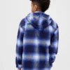 Camisas de franela con capucha de algodón orgánico para niños