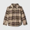 Camisas de franela de algodón orgánico para bebés y niños pequeños
