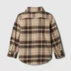 Camisas de franela de algodón orgánico para bebés y niños pequeños