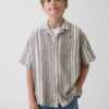 Camisas de gasa de algodón para niños
