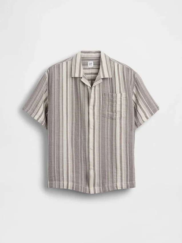 Camisas de gasa de algodón para niños