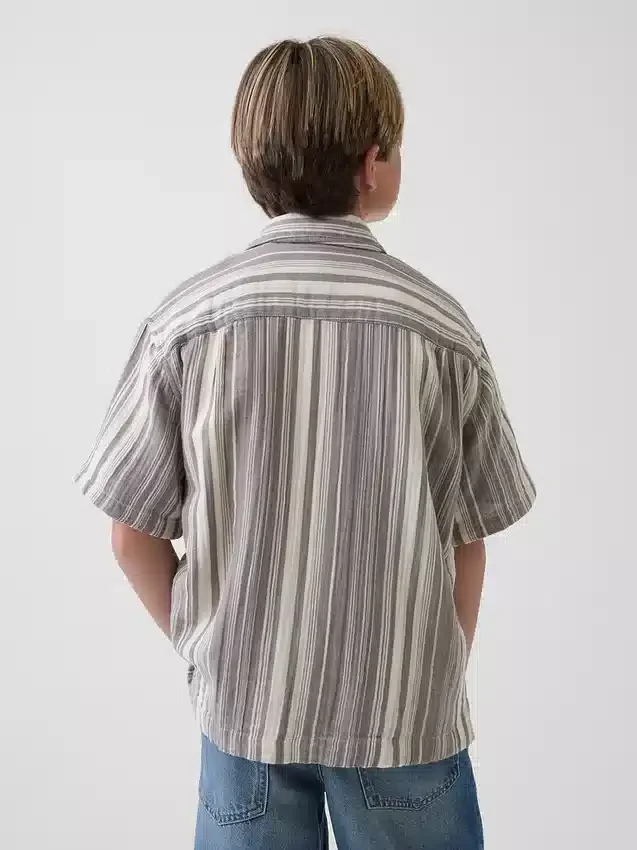 Camisas de gasa de algodón para niños