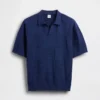 Camisas de jerséu a cuadros con cuello Johnny para niños