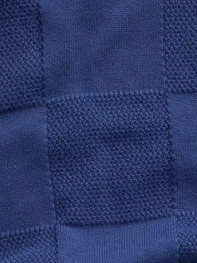 Camisas de jerséu a cuadros con cuello Johnny para niños