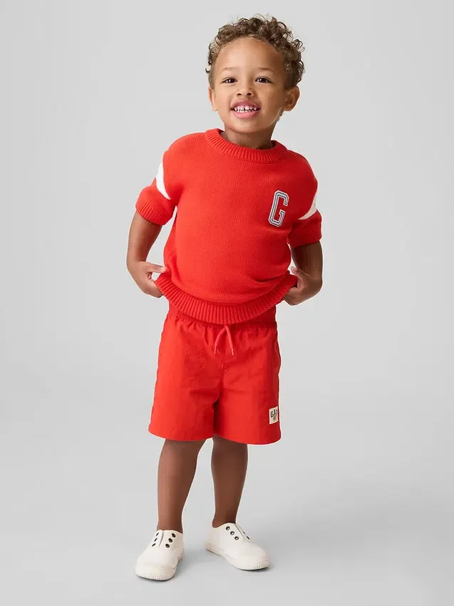 Camisas de jerséu con logotipo universitario para bebés y niños