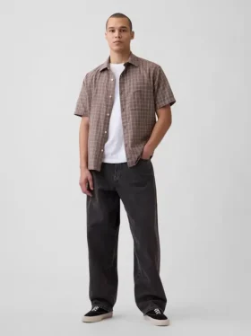 Camisas de lino y algodón con textura