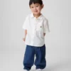 Camisas de lino y algodón para bebés y niños
