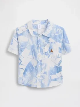Camisas de lino y algodón para bebés y niños