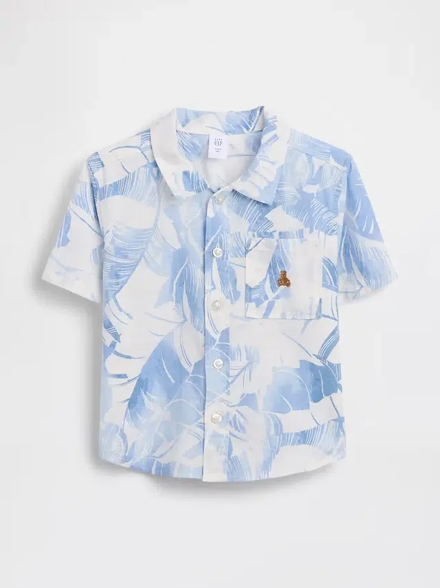 Camisas de lino y algodón para bebés y niños