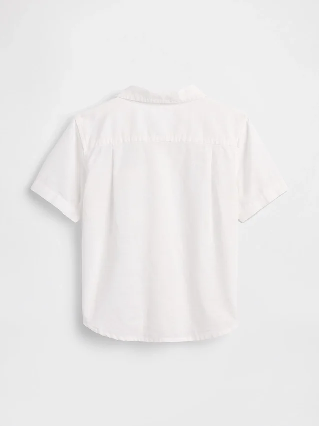 Camisas de lino y algodón para bebés y niños