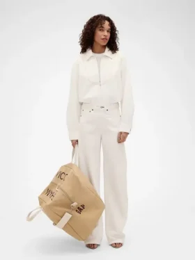 Camisas de mezclilla con cremallera GAP × Victoria Beckham
