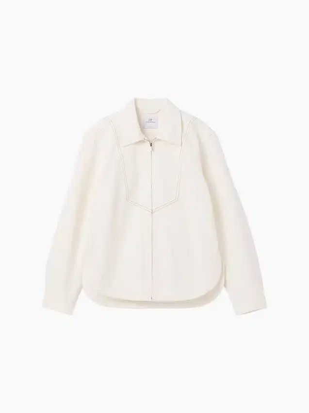 Camisas de mezclilla con cremallera GAP × Victoria Beckham