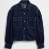 Camisas de mezclilla con mangas abullonadas GAP × Hfr de Latoucha