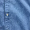Camisas de mezclilla de corte holgado y dobladillo recto