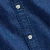 Camisas de mezclilla de corte holgado y dobladillo recto
