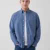 Camisas de oxford a cuadros con botones