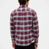 Camisas de oxford a cuadros con botones