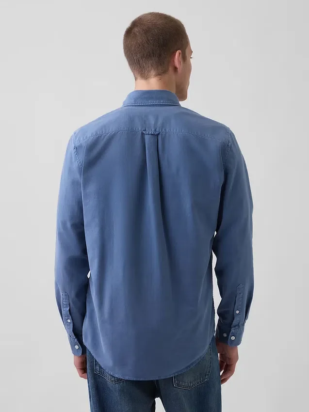 Camisas de oxford a cuadros con botones