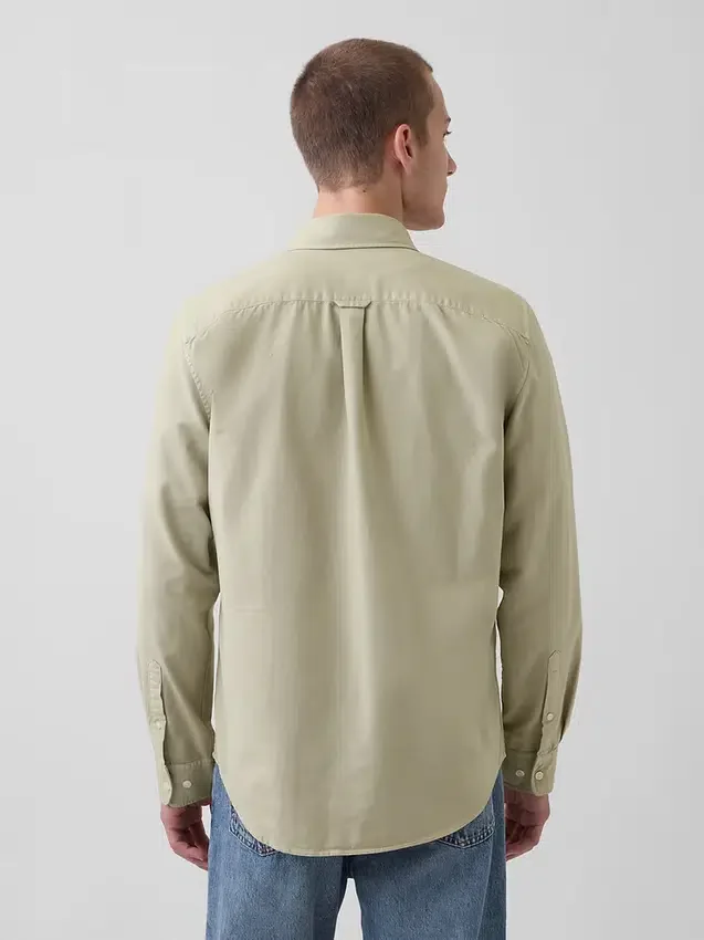 Camisas de oxford a cuadros con botones