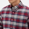 Camisas de oxford a cuadros con botones
