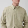 Camisas de oxford a cuadros con botones
