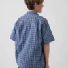 Camisas de oxford a cuadros de corte holgado para niños