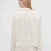 Camisas de pijama de franela holgada con lunares de GAP × Summer Fridays