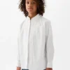 Camisas de popelín de algodón orgánico para niños