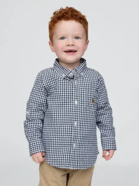 Camisas de popelín para bebés y niños