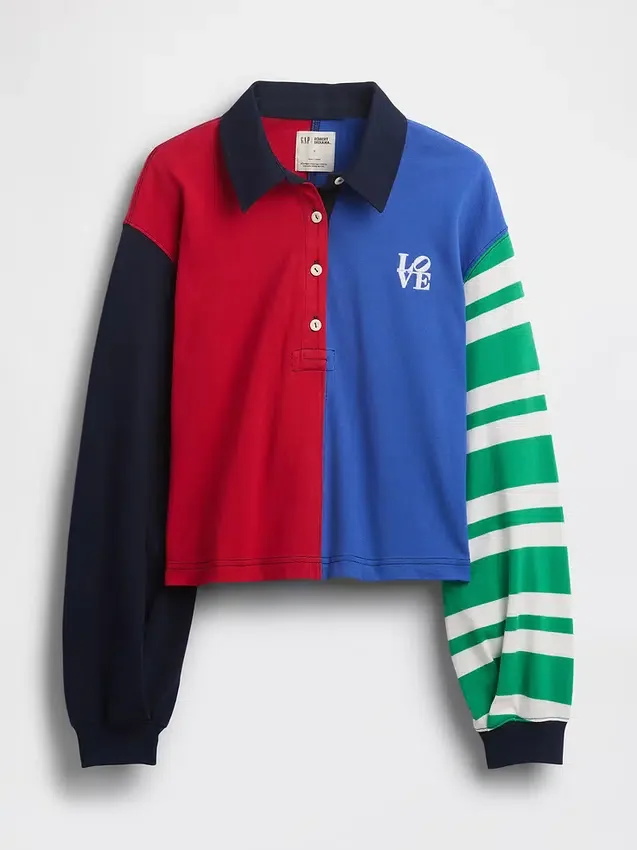 Camisas de rugby cortas «Love» de Robert Indiana