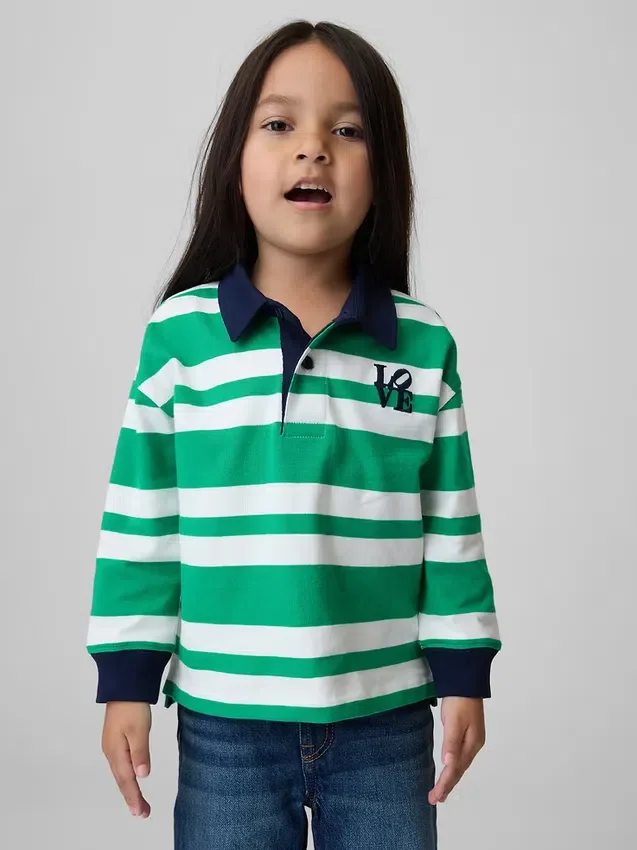Camisas de rugby «Love» de Robert Indiana para niños pequeños