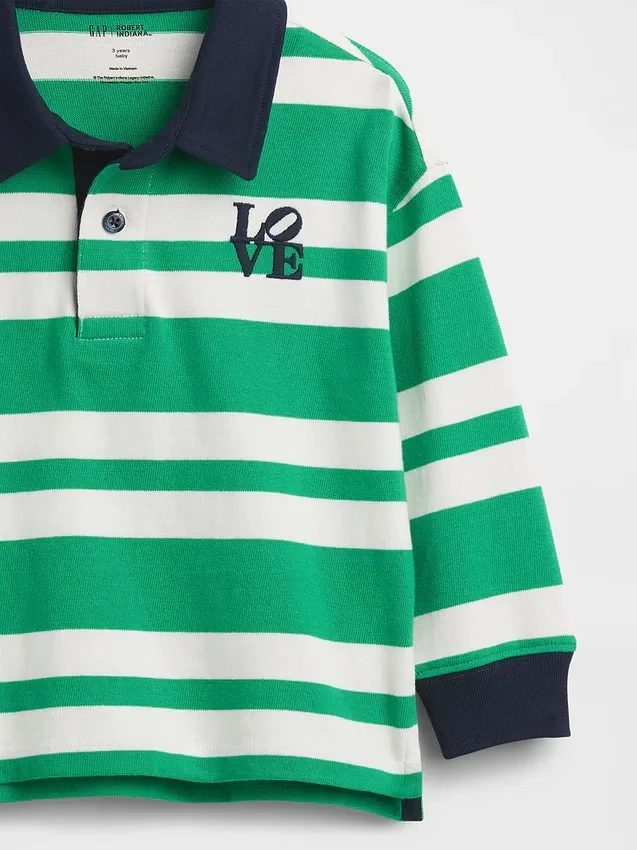 Camisas de rugby «Love» de Robert Indiana para niños pequeños