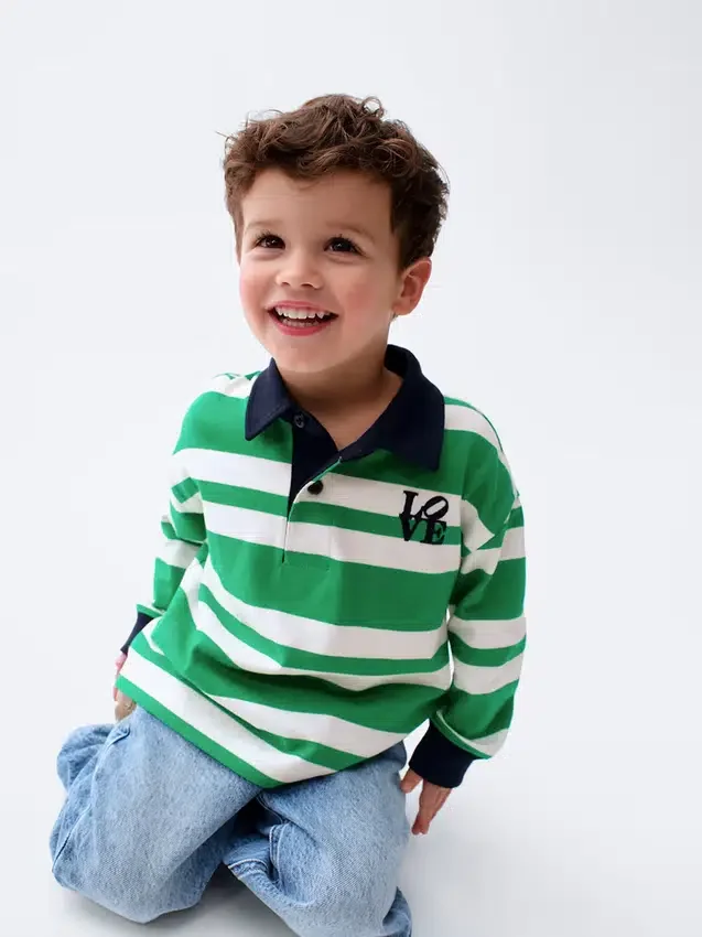 Camisas de rugby «Love» de Robert Indiana para niños pequeños