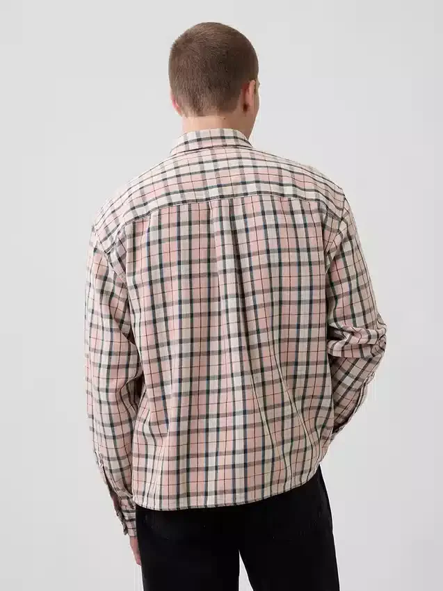 Camisas de sarga con dobladillo recto