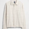 Camisas de sarga con dobladillo recto