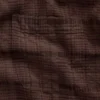 Camisas de seersucker de corte holgado con dobladillo recto