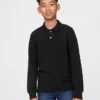 Camisas de uniforme de algodón orgánico para niños
