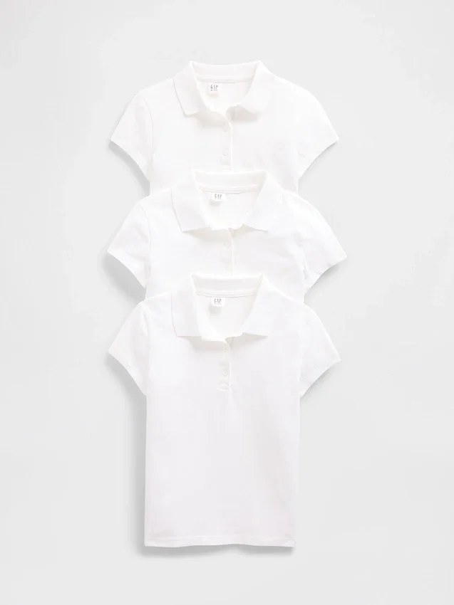 Camisas de uniforme para niños (paquete de 3)