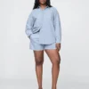 Camisas grandes de mezclilla a rayas